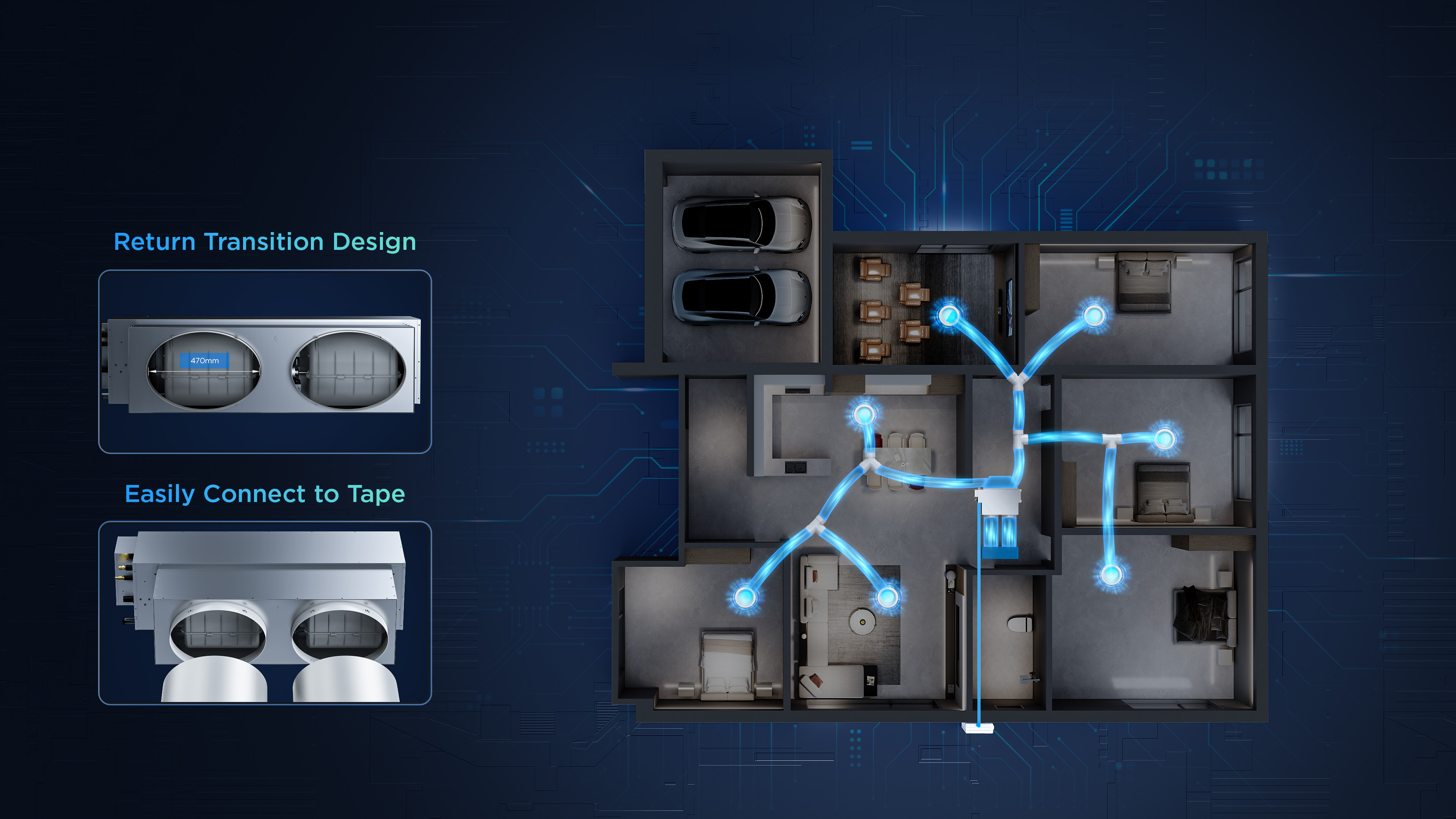 TCL Duct AC  Zone Control