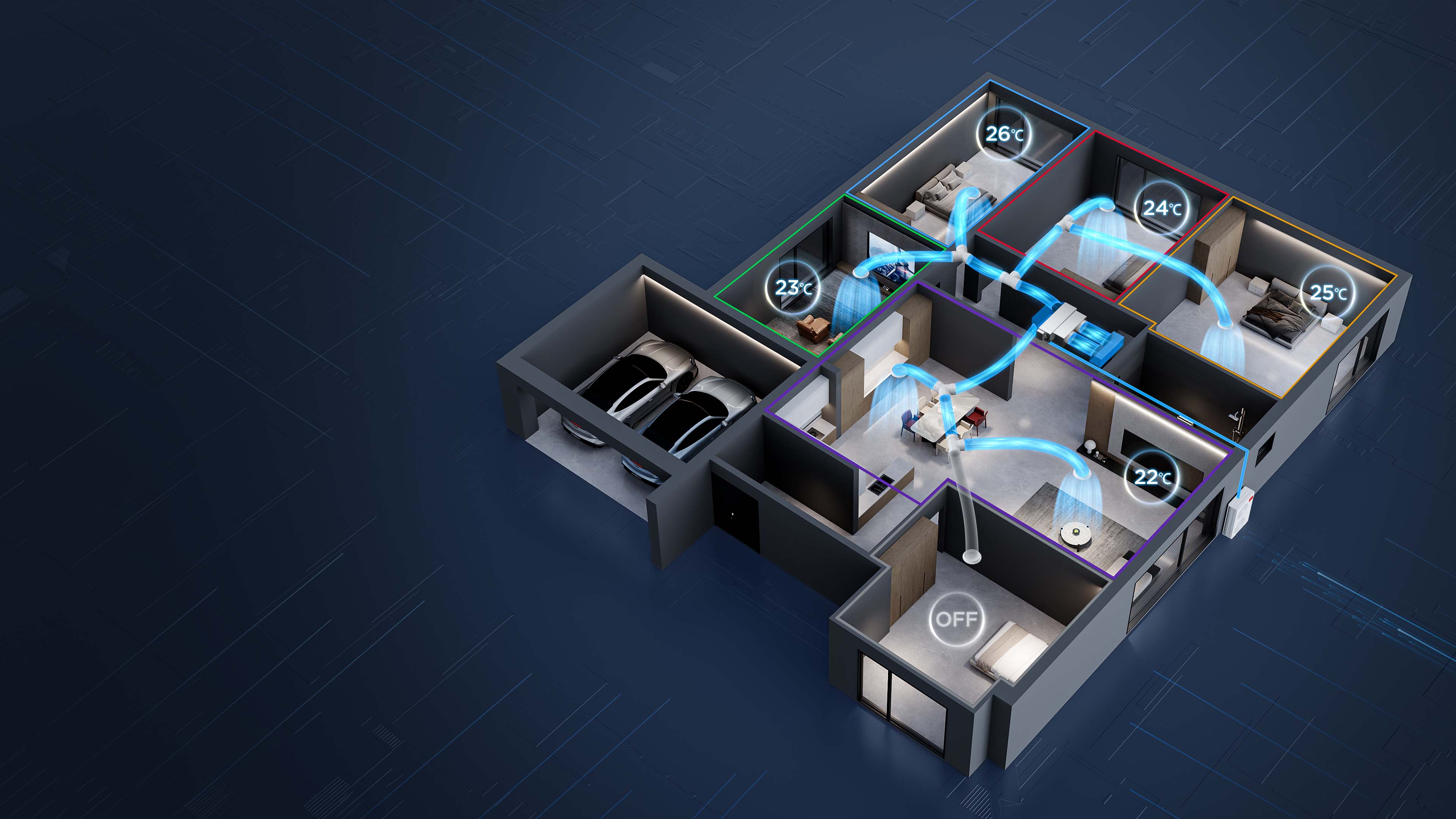 TCL Duct AC Zone Control