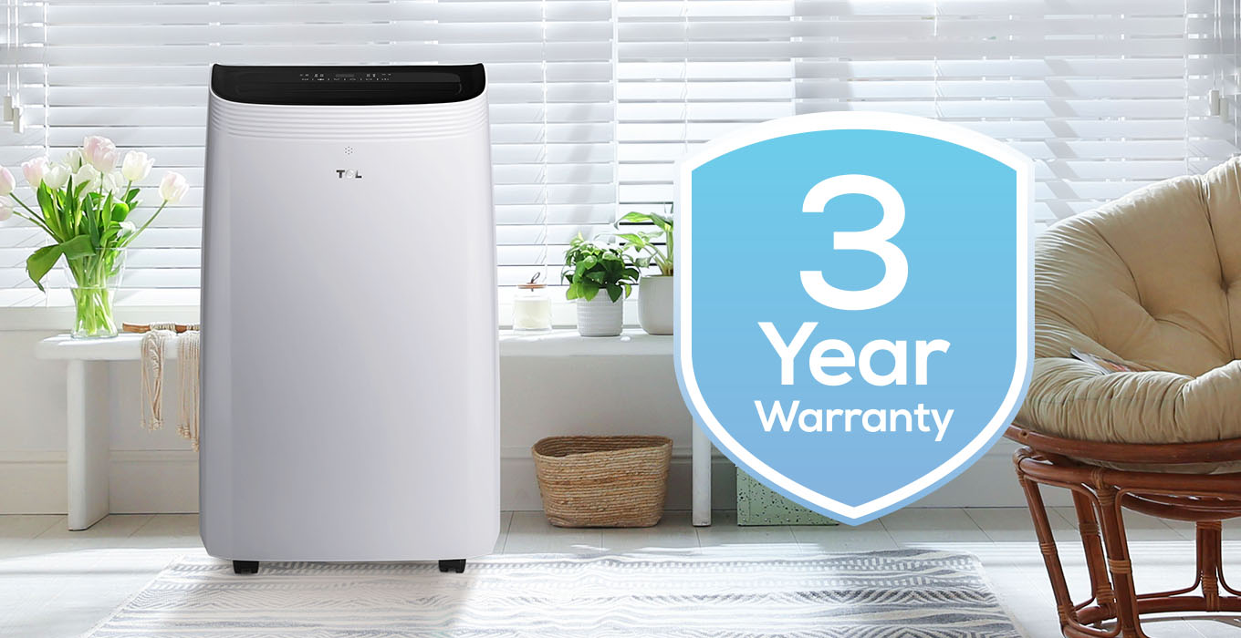 portable air conditioner for Australia with 3 year warranties from TCL