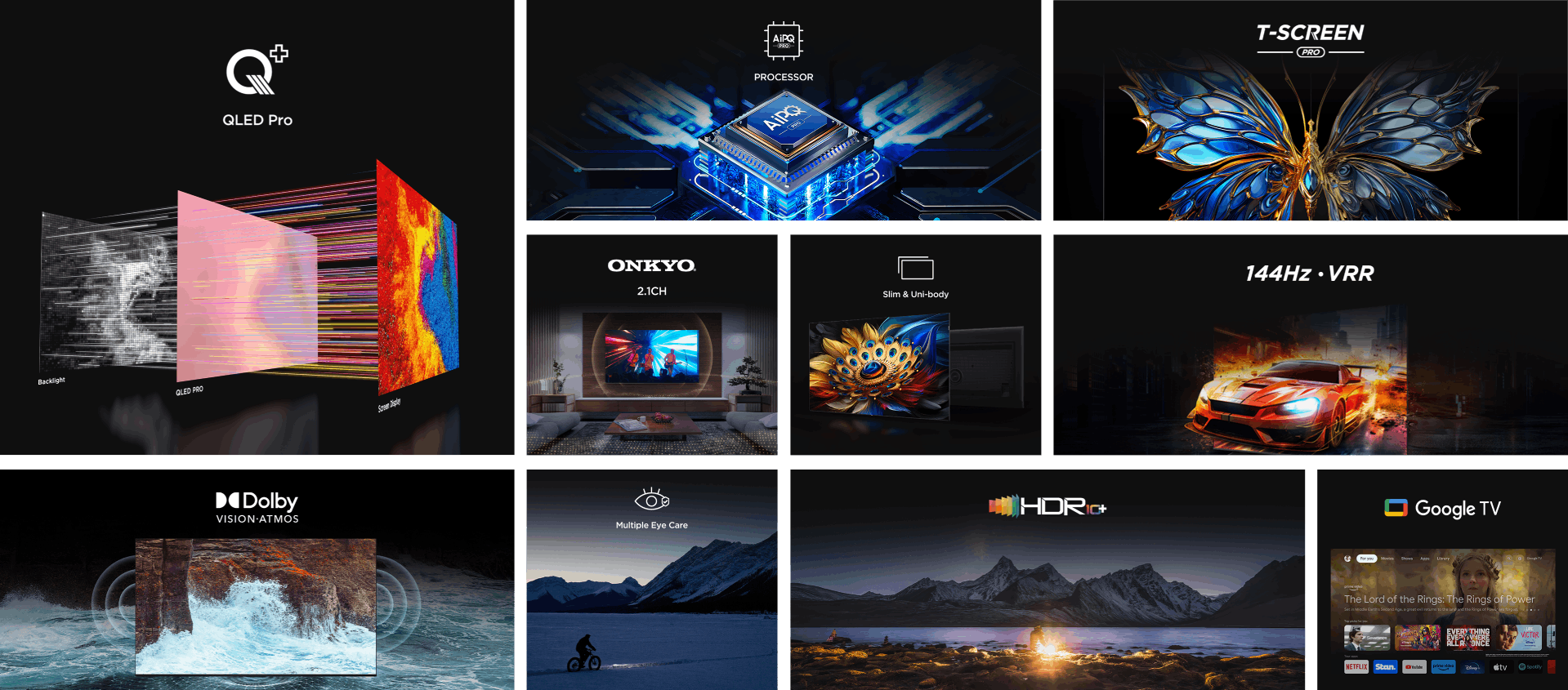 C655 TV Top Characteristics