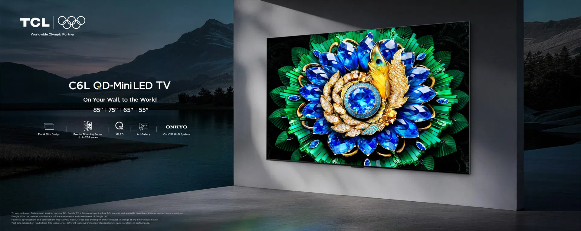 TCL C6L Premium QD-MiniLED TV Key Visual