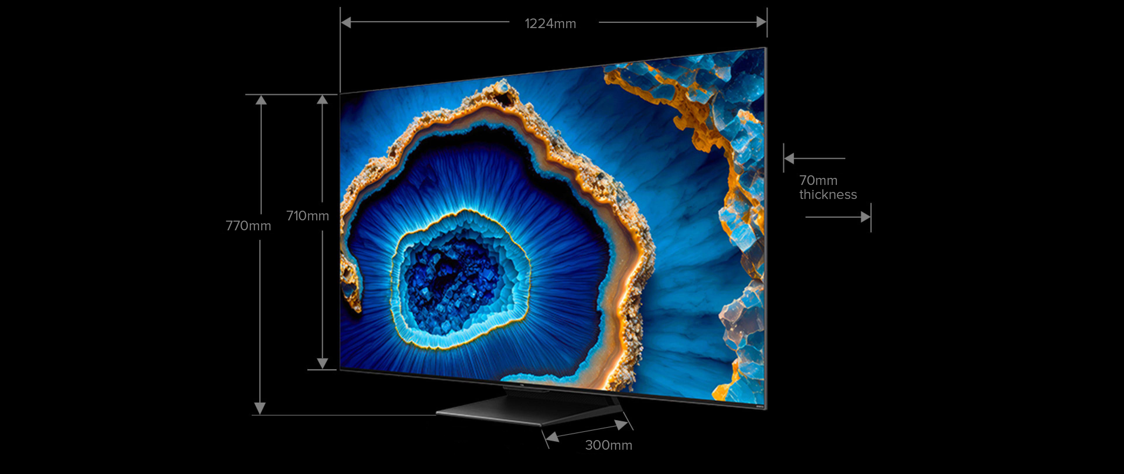TCL 75C755 75V型 4K MiniLEDテレビ TCL C755 4K量子ドットMini LED 液晶テレビ