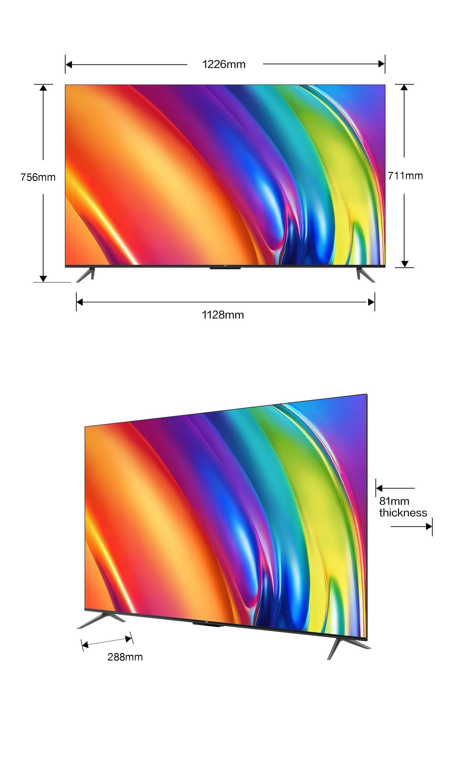 Uhd Dimensions TCL TV P745- 4K UHD TV with Game Master