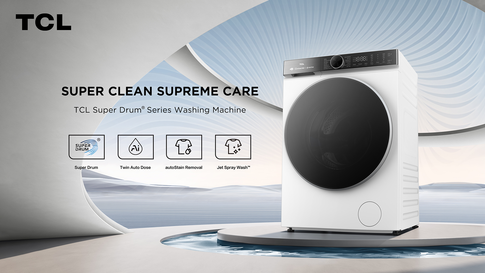 TCL Super Drum Series Front Loading Washer