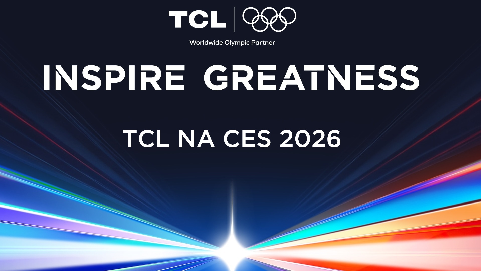 TCL exibirá o futuro na CES 2026