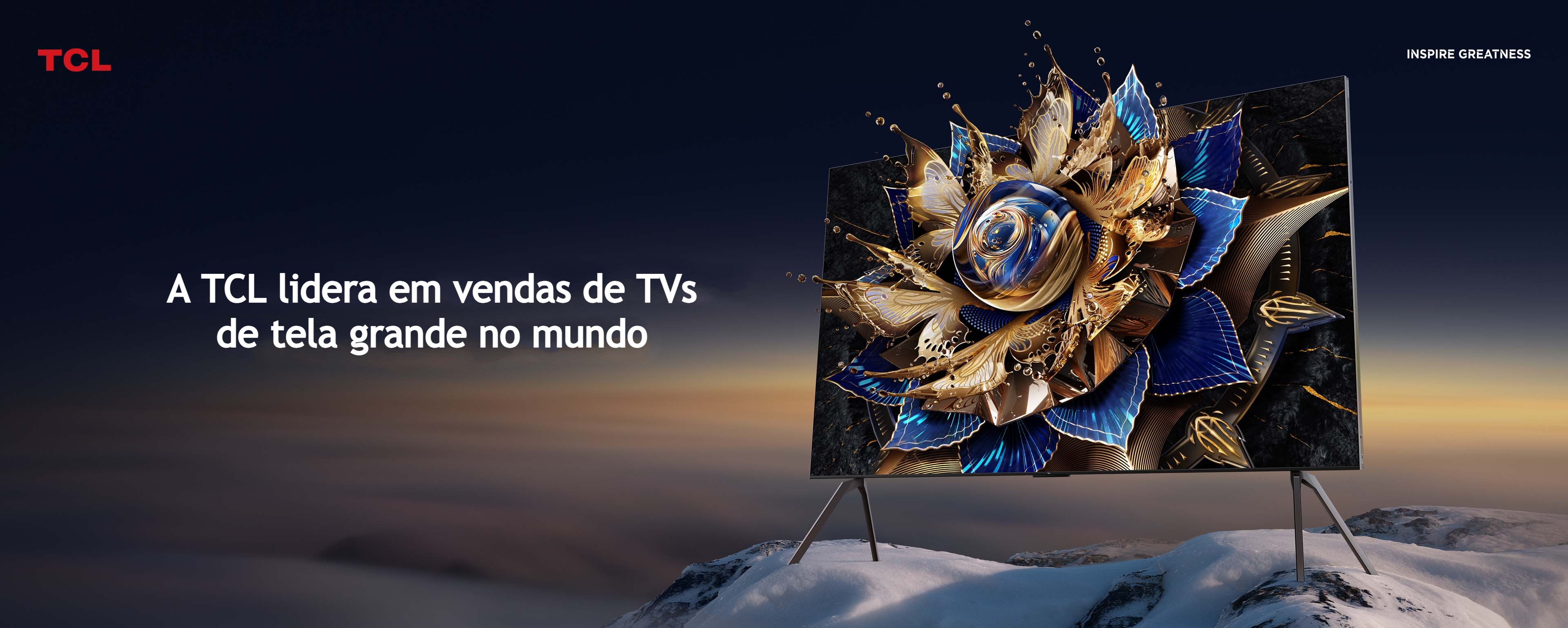 TCL lidera o mundo em vendas de TVs de tela grande