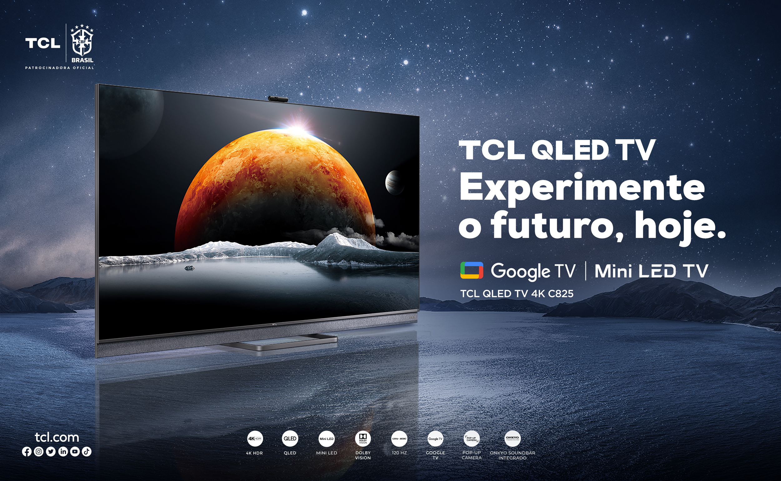TCL lança TV QLED Mini LED de olho no mercado gamer