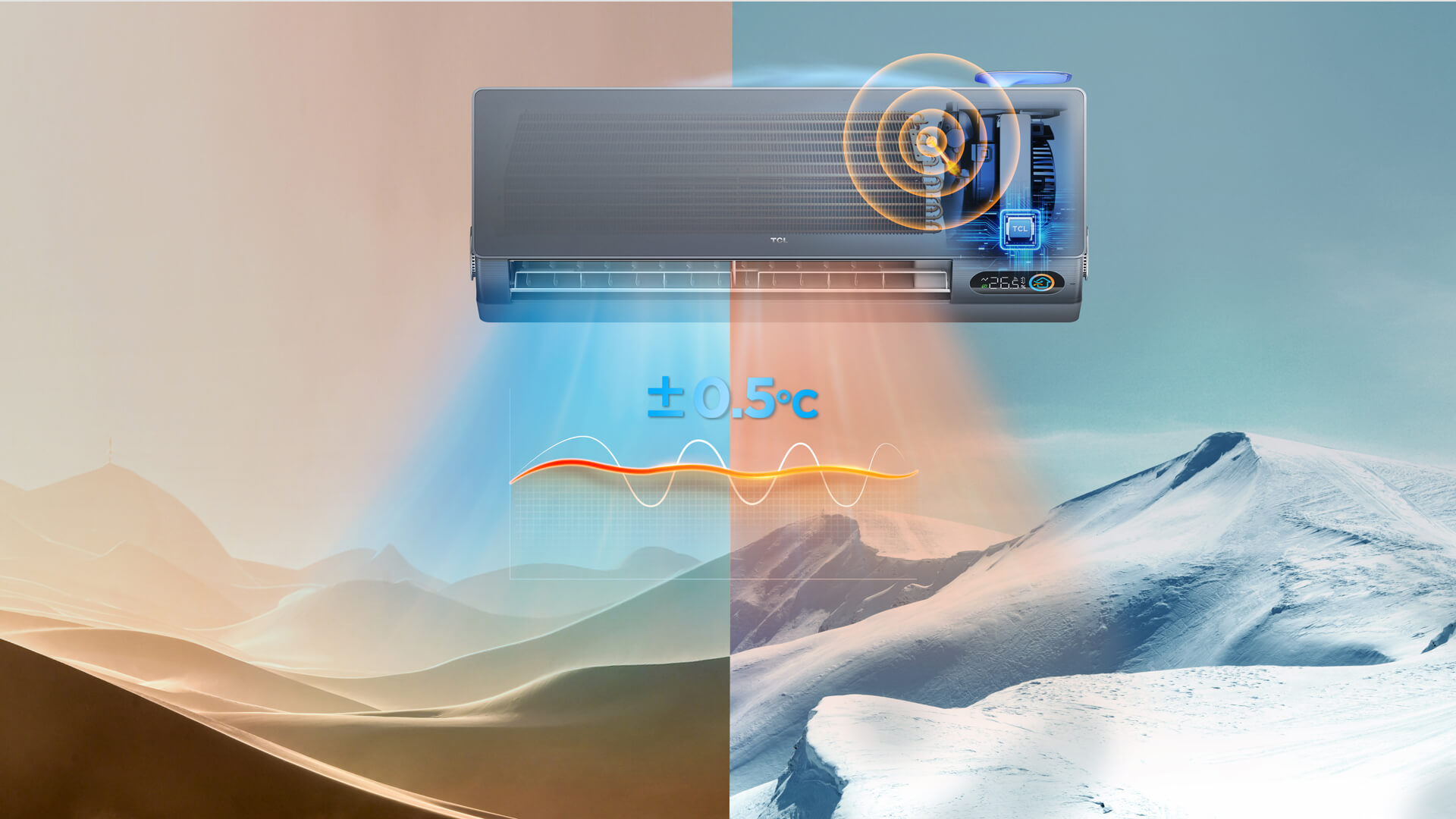 TCL FreshIN 2.0 AC Stable Indoor Temperature Control