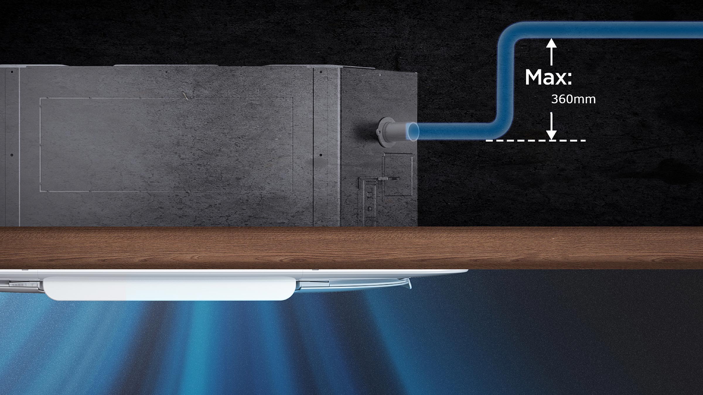 Elevação Hidráulica de 1200mm