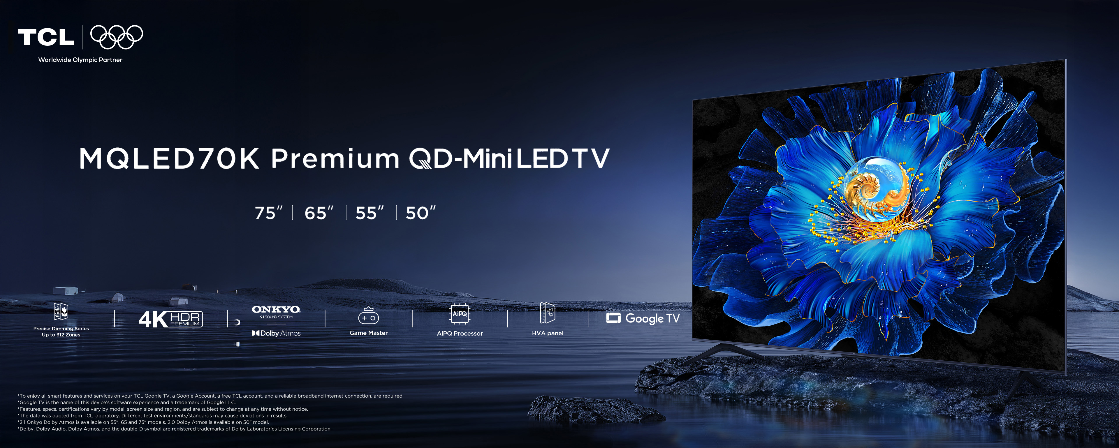 TCL MQLED70K Premium QD-MiniLED TV