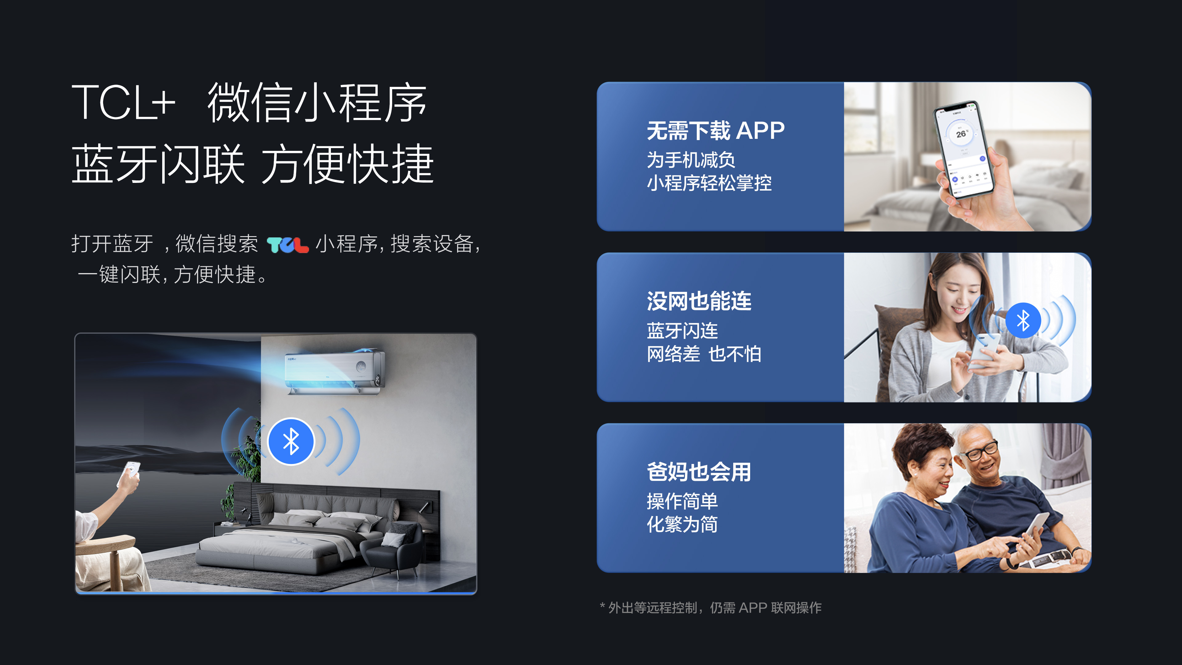 TCL1.5匹新风空调挂机-小蓝翼P7声源定位技术