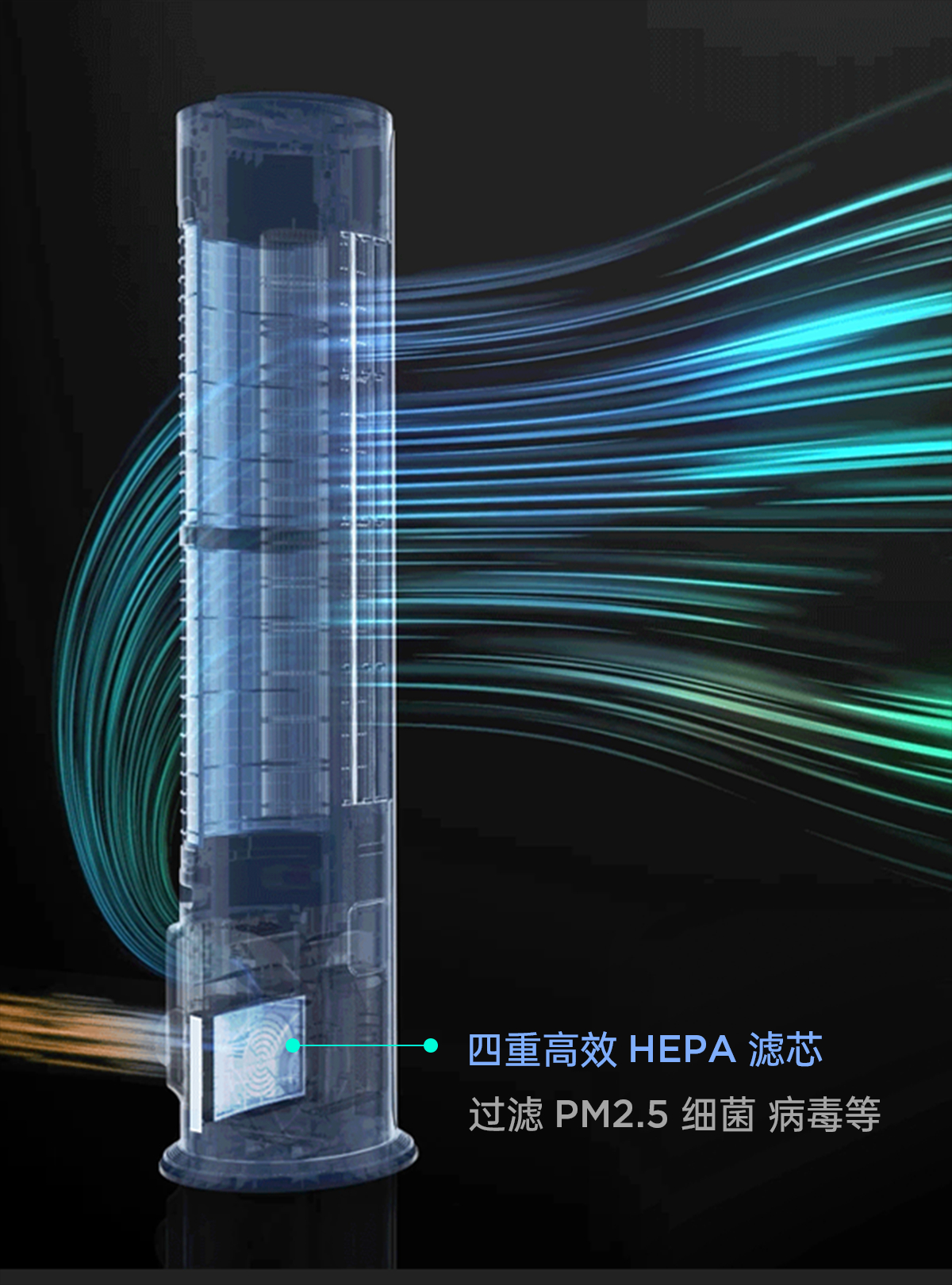 TCL新风空调柜机小蓝翼