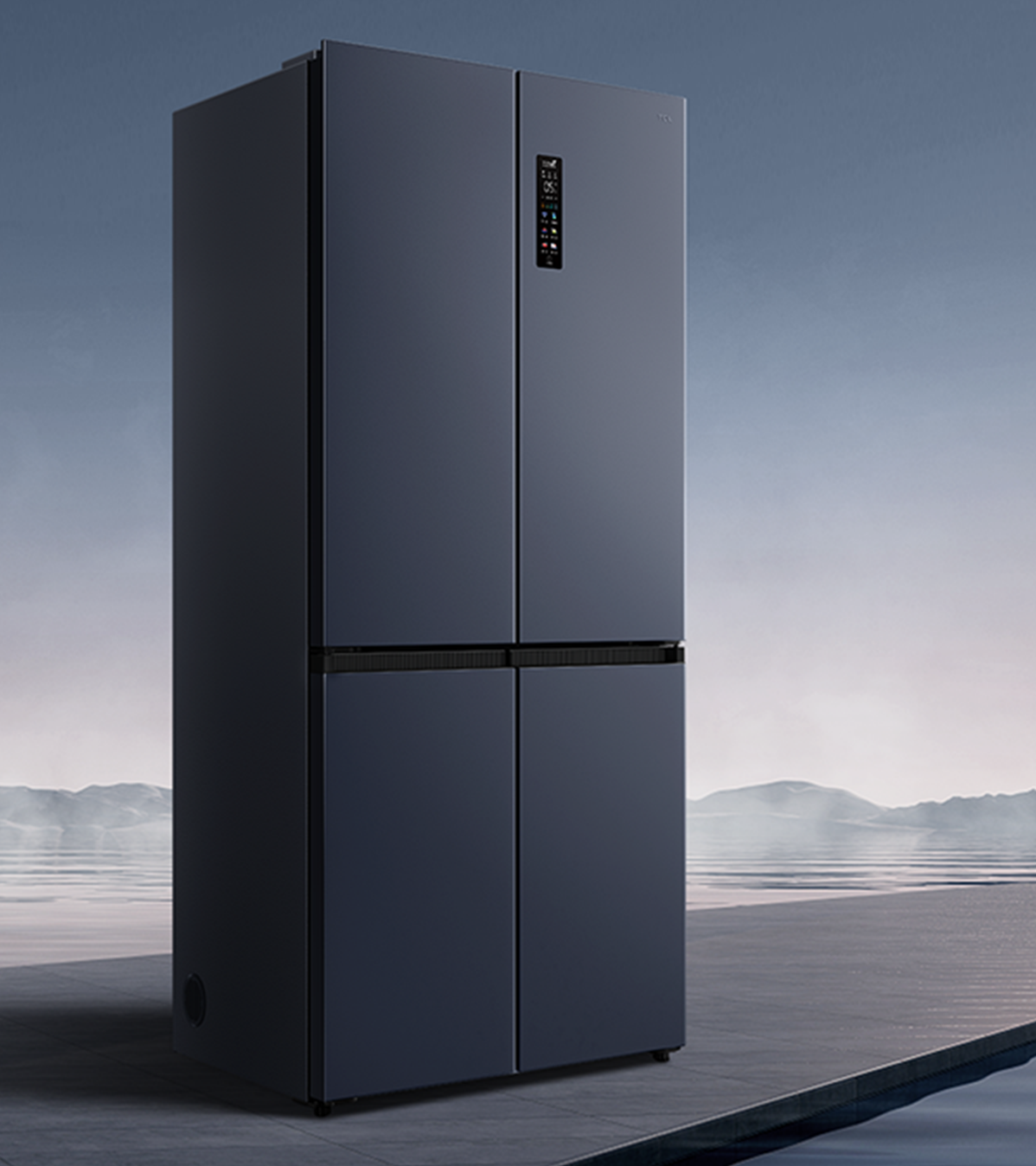 TCL十字四门冰箱-456L超薄嵌入式-R456T9-UQ | TCL官网
