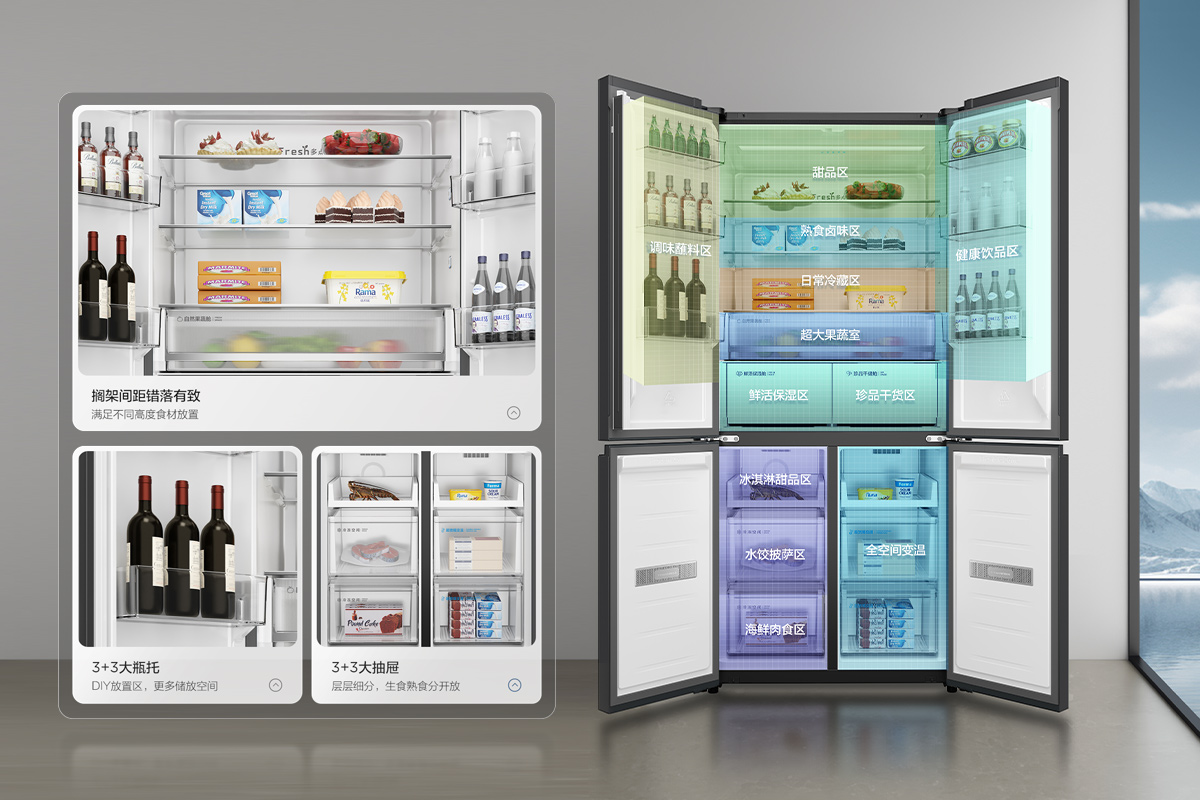 了解法式四门冰箱