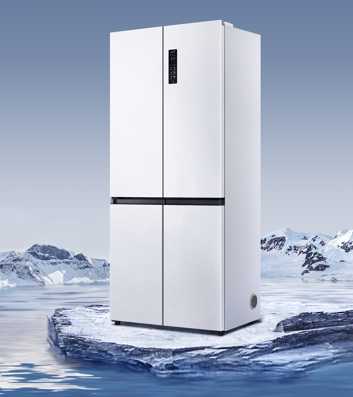 TCL十字四门冰箱-520L超薄嵌入式-R520T9-UQ | TCL官网