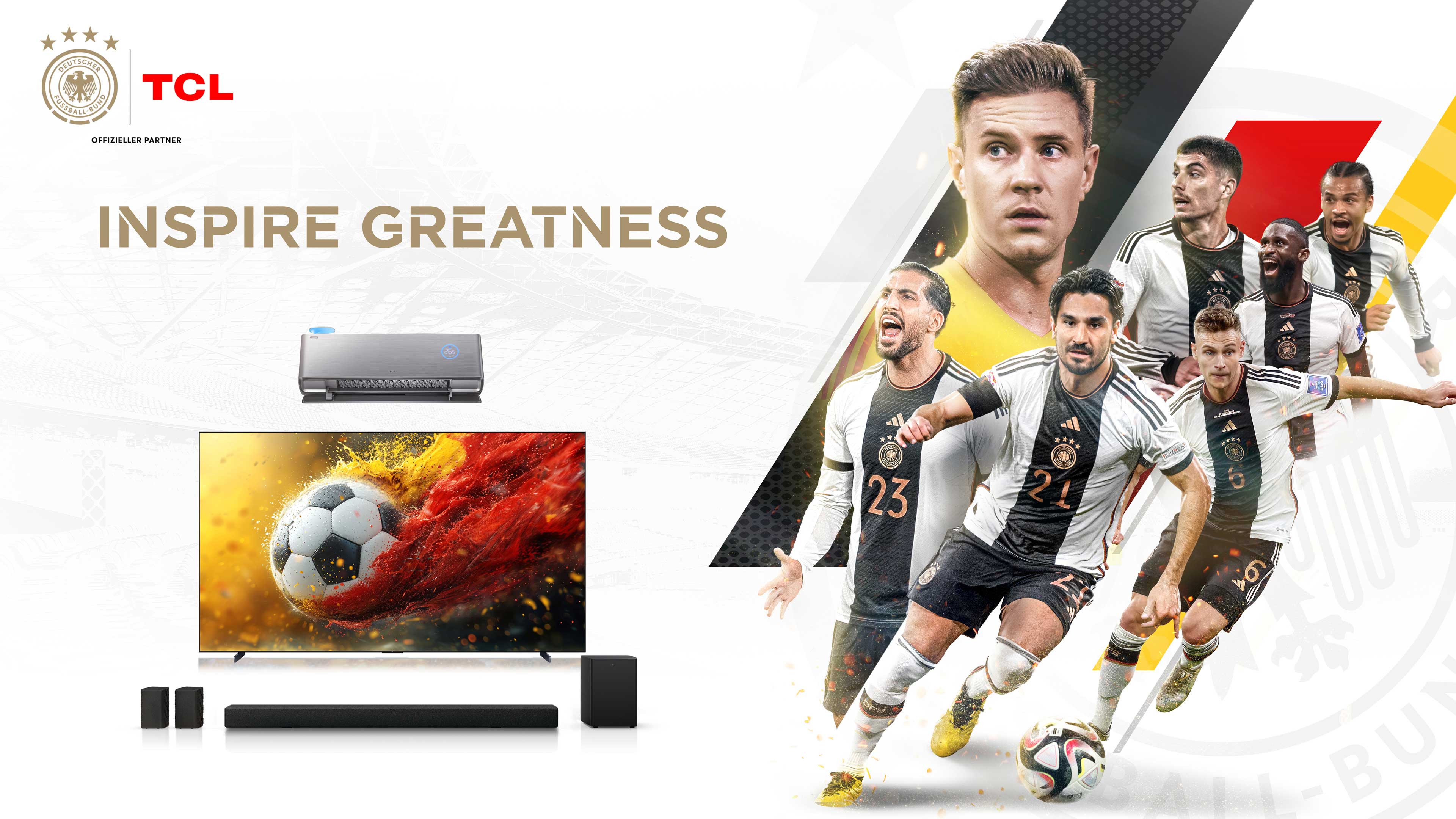 TCL wird offizieller Partner der deutschen Männer-Nationalmannschaft