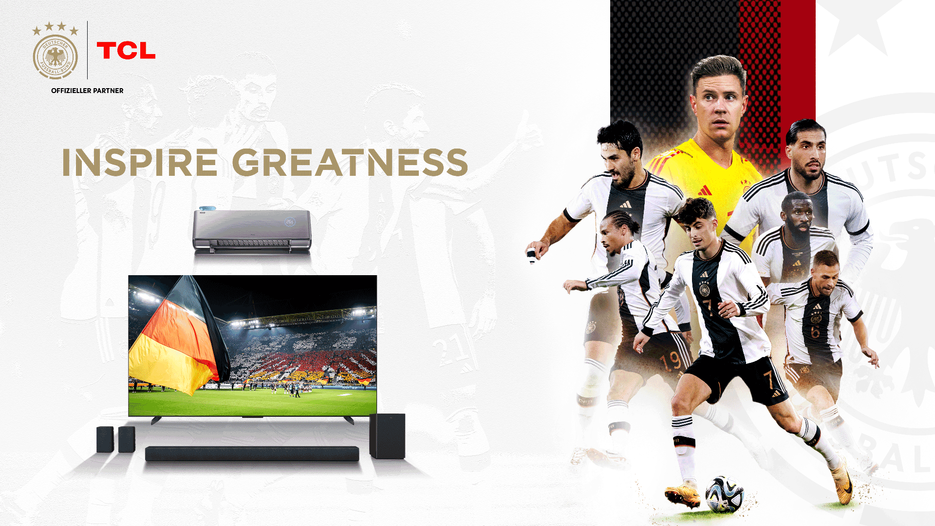 TCL wird offizieller Partner der deutschen Männer-Nationalmannschaft