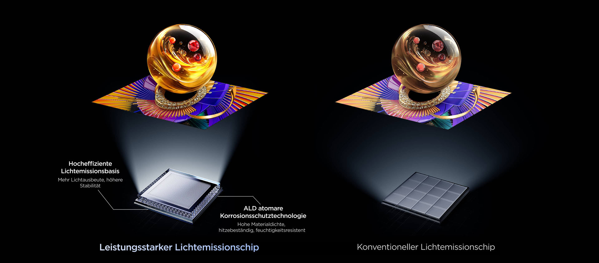 TCL QLED utilizes Colorful Quantum Crystals