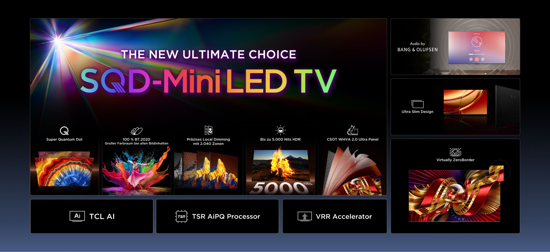 TCL C8L SQD-Mini LED TV - New Ultimate Choice