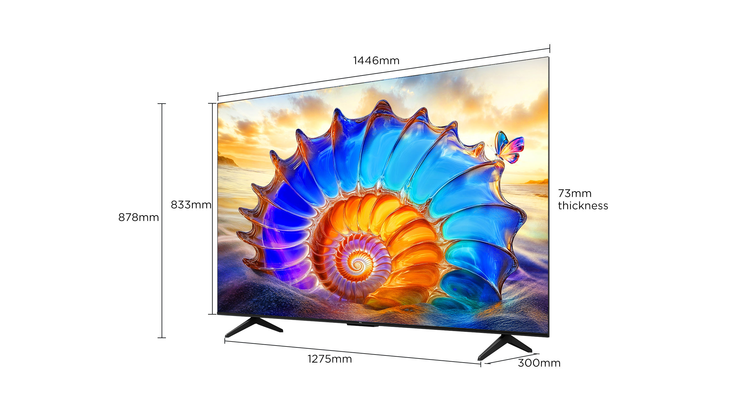 65 inch P6K 4K HDR TV