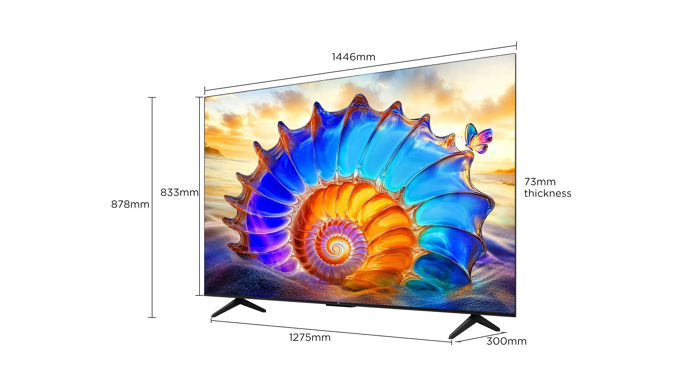 65 inch P6K 4K HDR TV