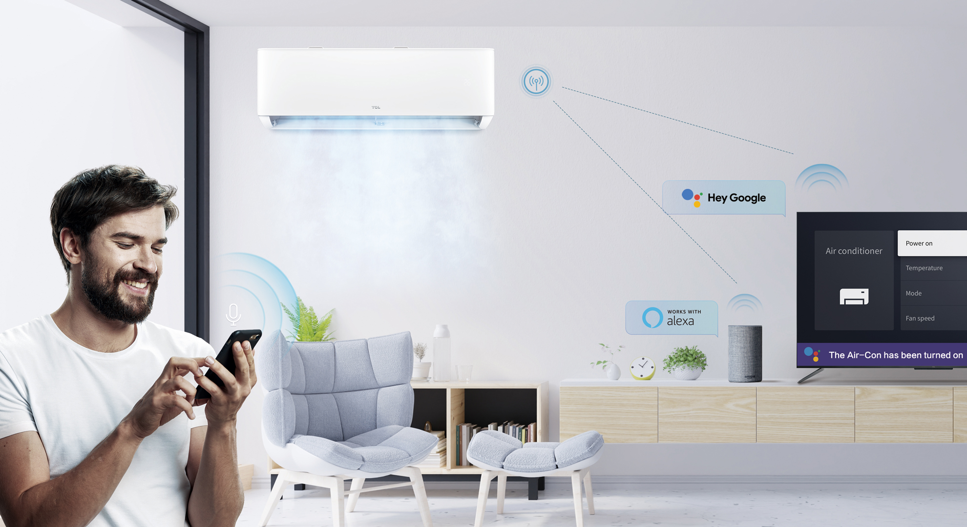 Hear sound from the right place in the scene