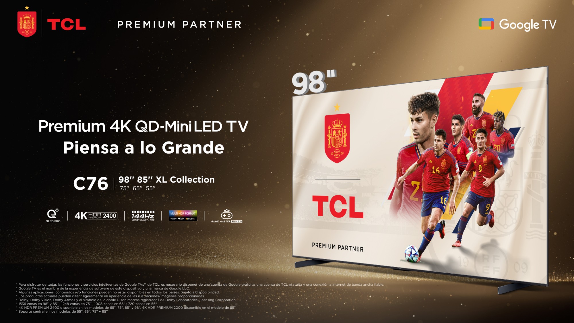 TCL C765 Premium QD-Mini LED 4K TV
