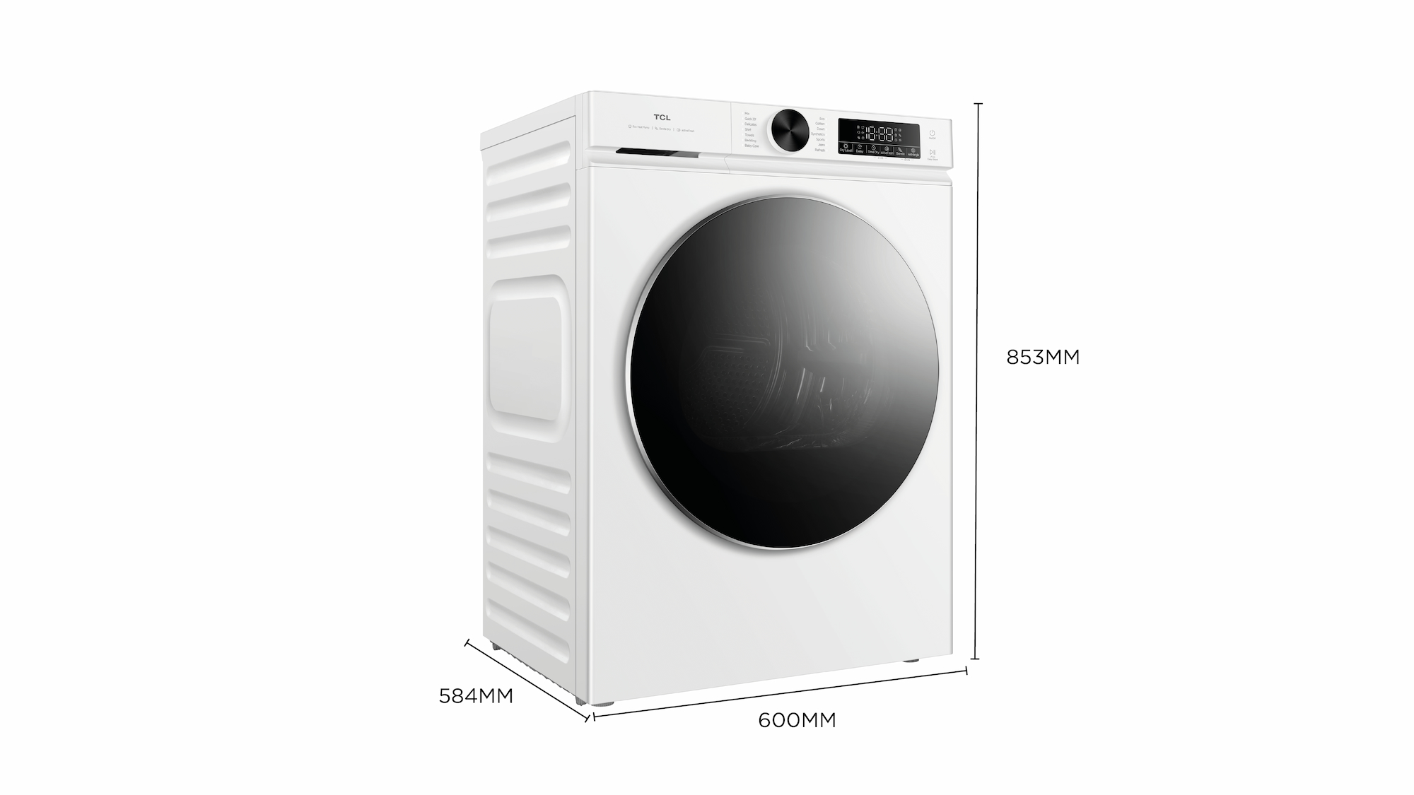 TCL Dryer's dimension