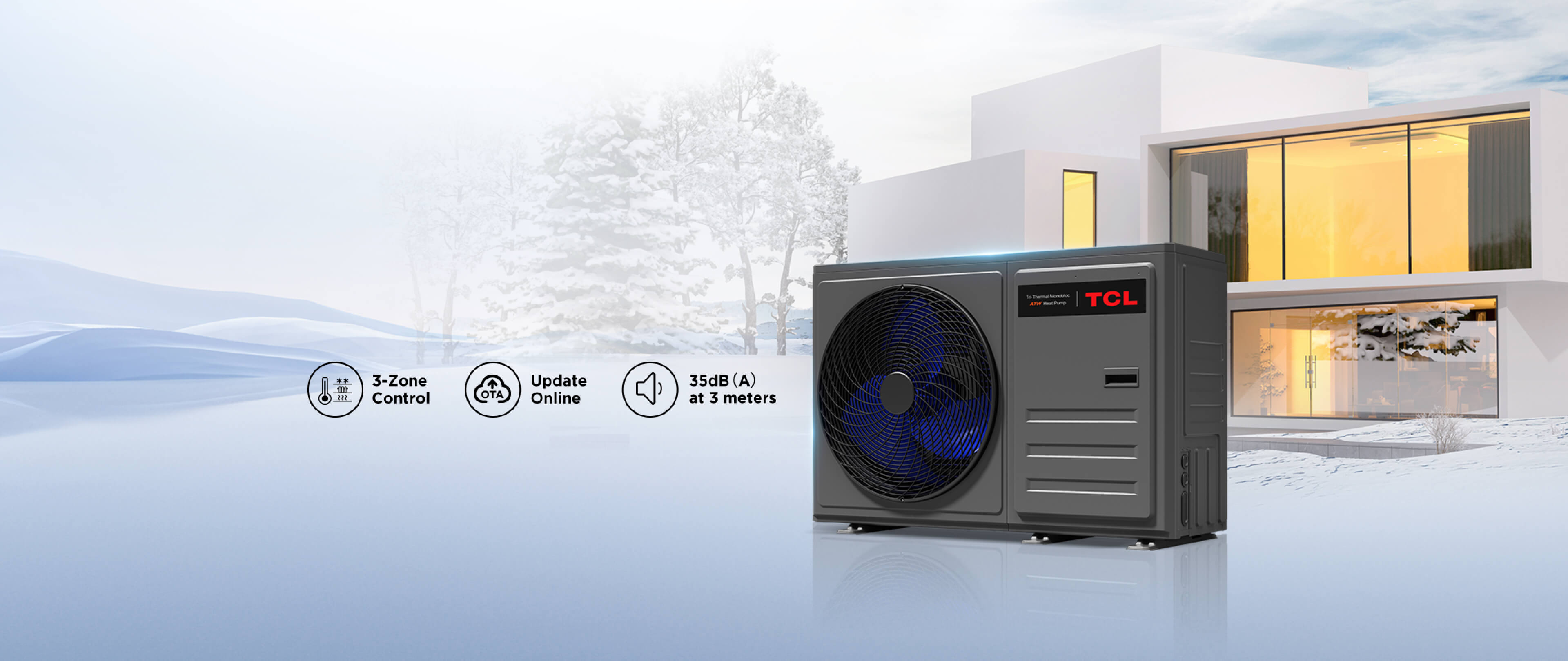 R32 Tri-thermal ATW<br>Heat Pump