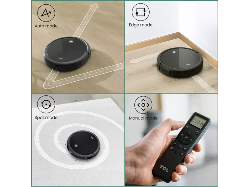 4 moving modes: Auto, Edge, Spot, Manual