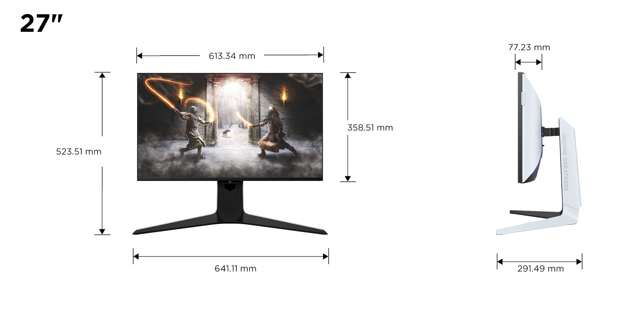 TCL Monitor 27R83U with HDR 1600 4K QLED Monitor | TCL Italy