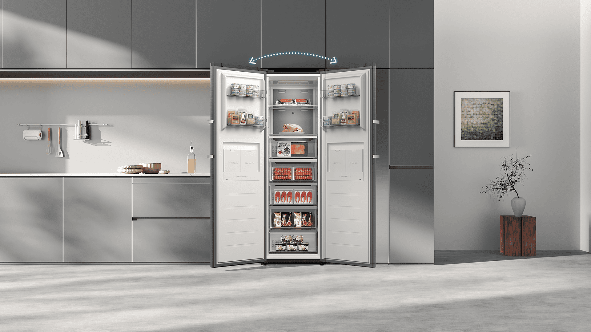 Reversible door