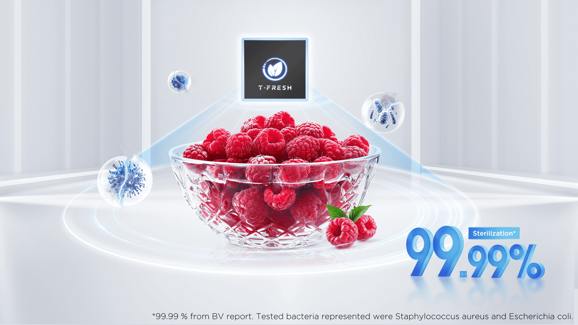 TCL rc456sxe0 refrigerator 99.99 % sterlization*