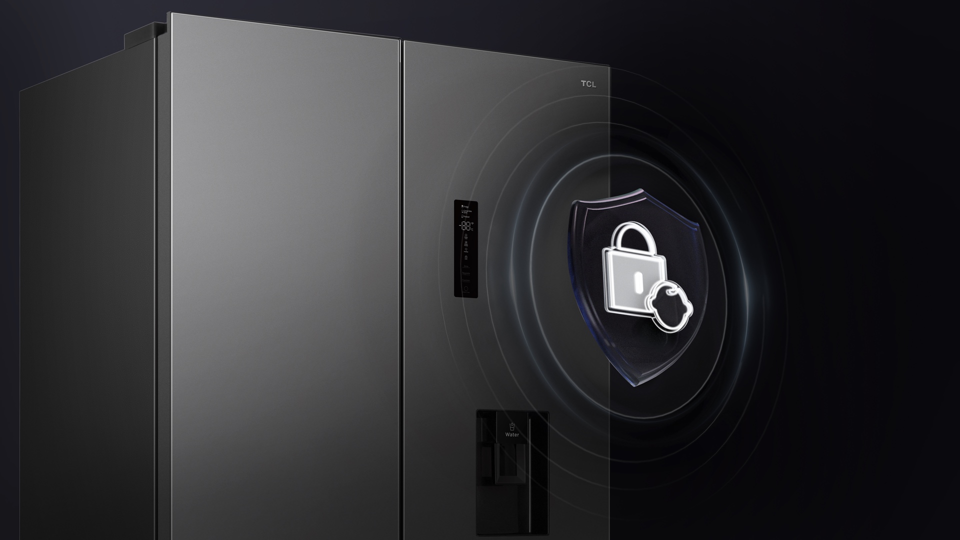 TCL refrigerator with automatic safety child lock