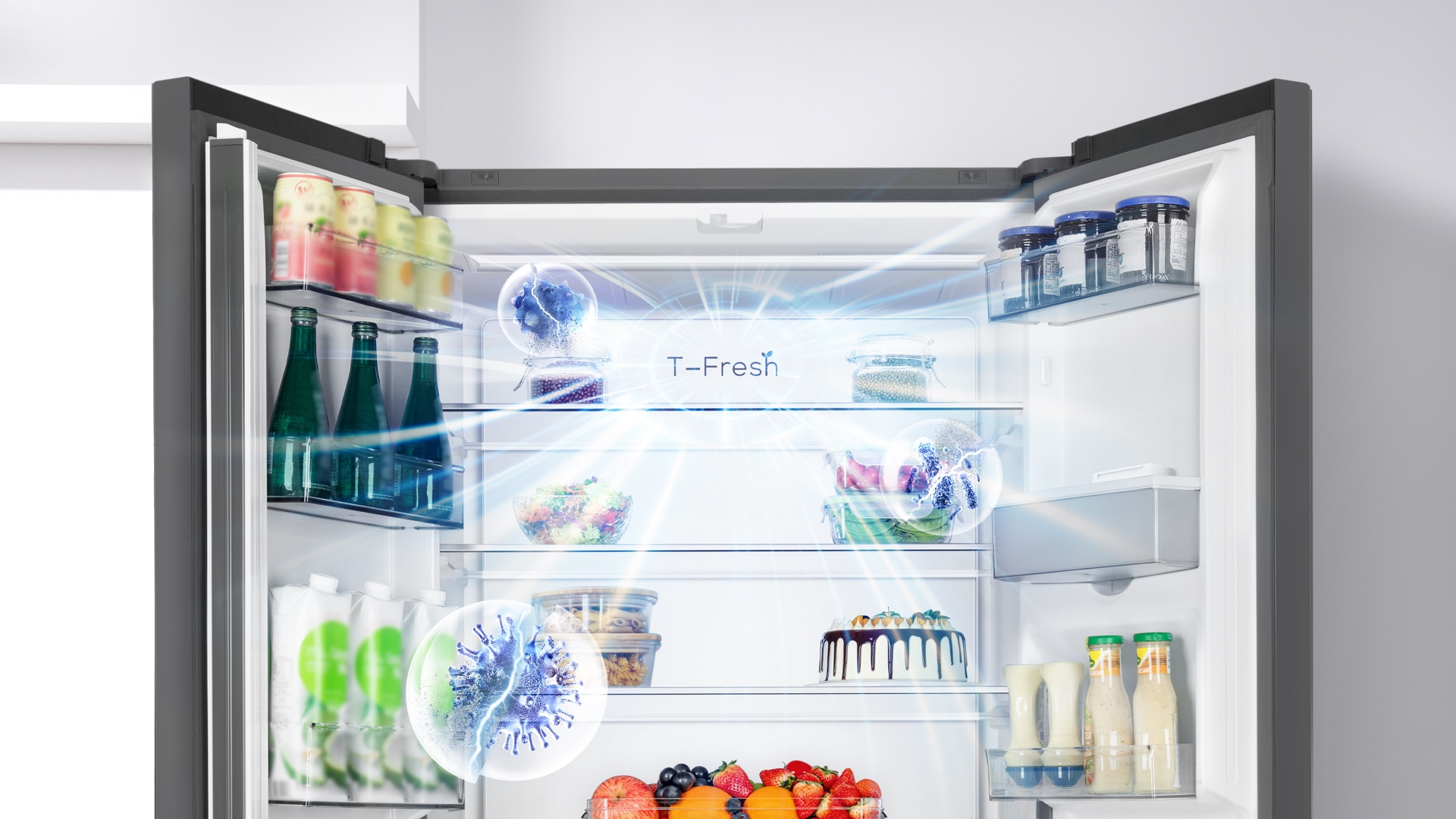 TCL refrigerator 99.99 % sterlization*