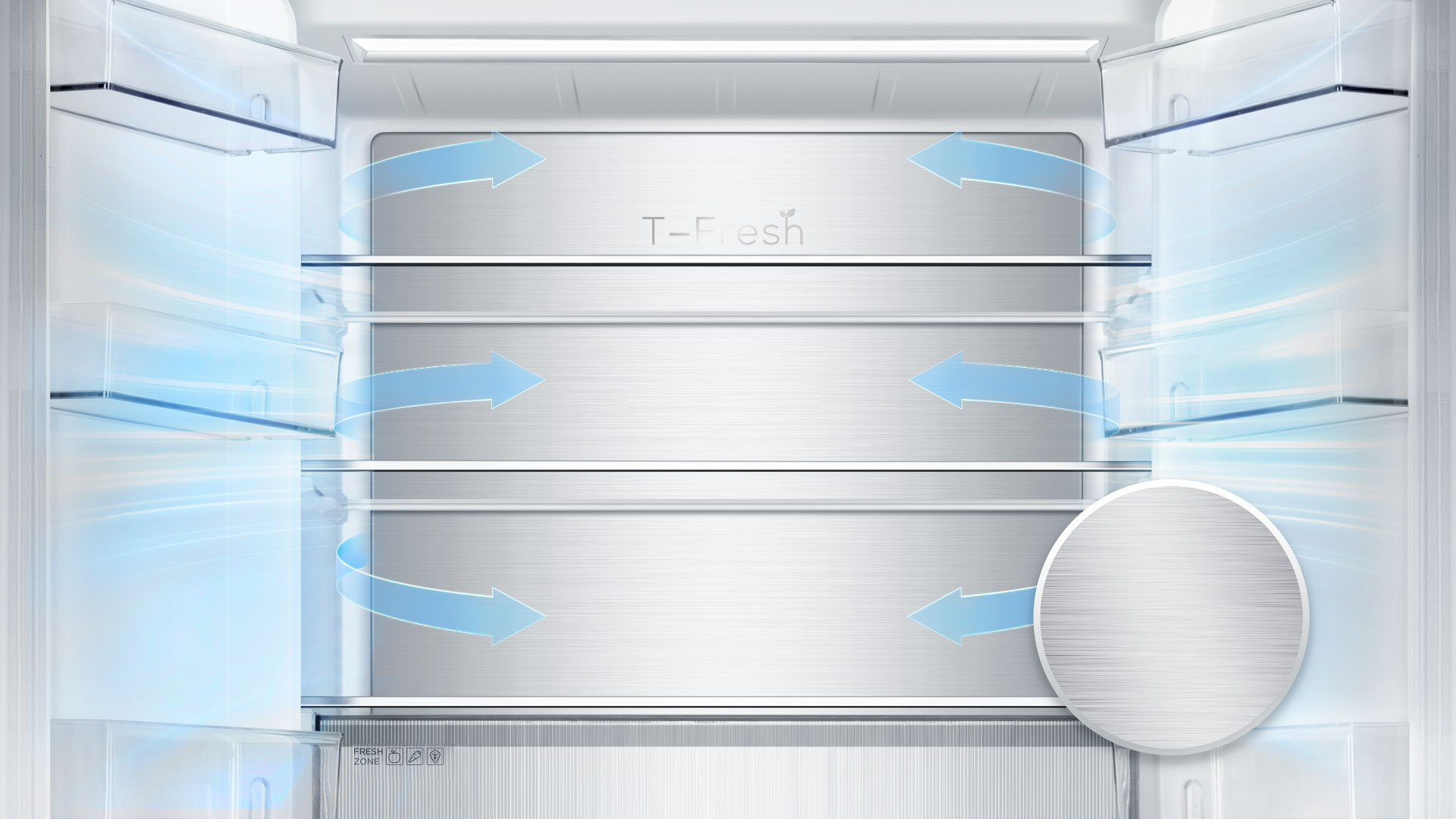 TCL Fridge Metal cool