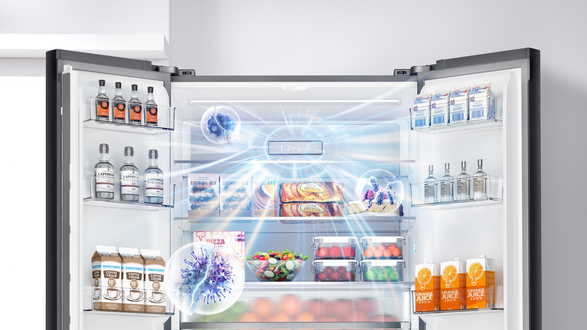 TCL refrigerator 99.99 % sterlization*