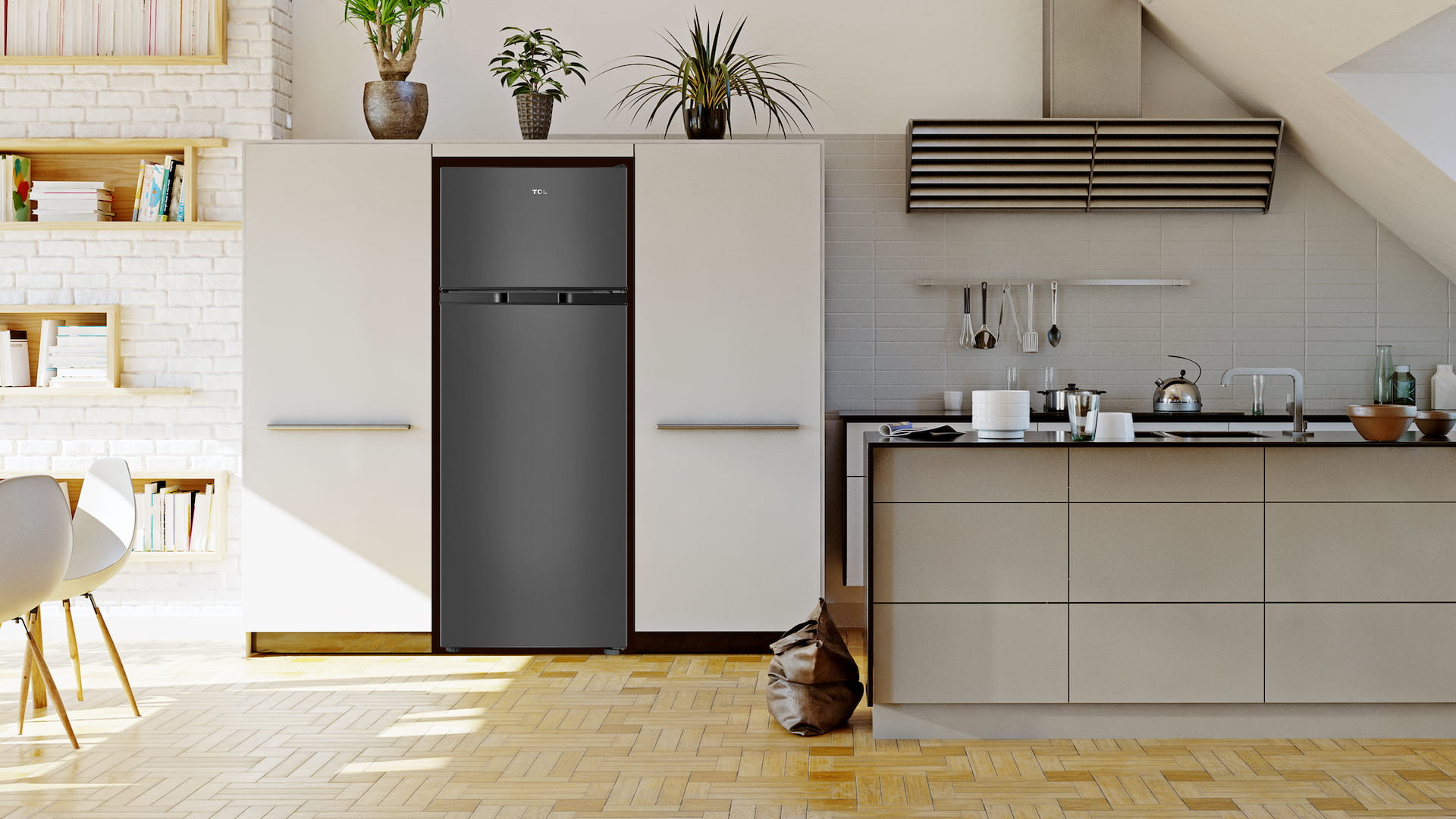 Top Freezer Refrigerator RF207TSE1 - TCL Europe