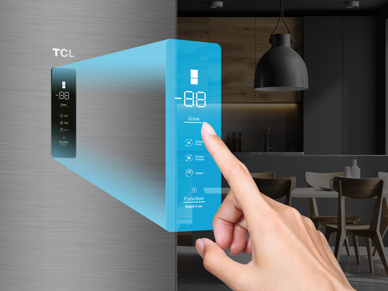 TCL Refrigerator rp318bxf0 TouchScreen