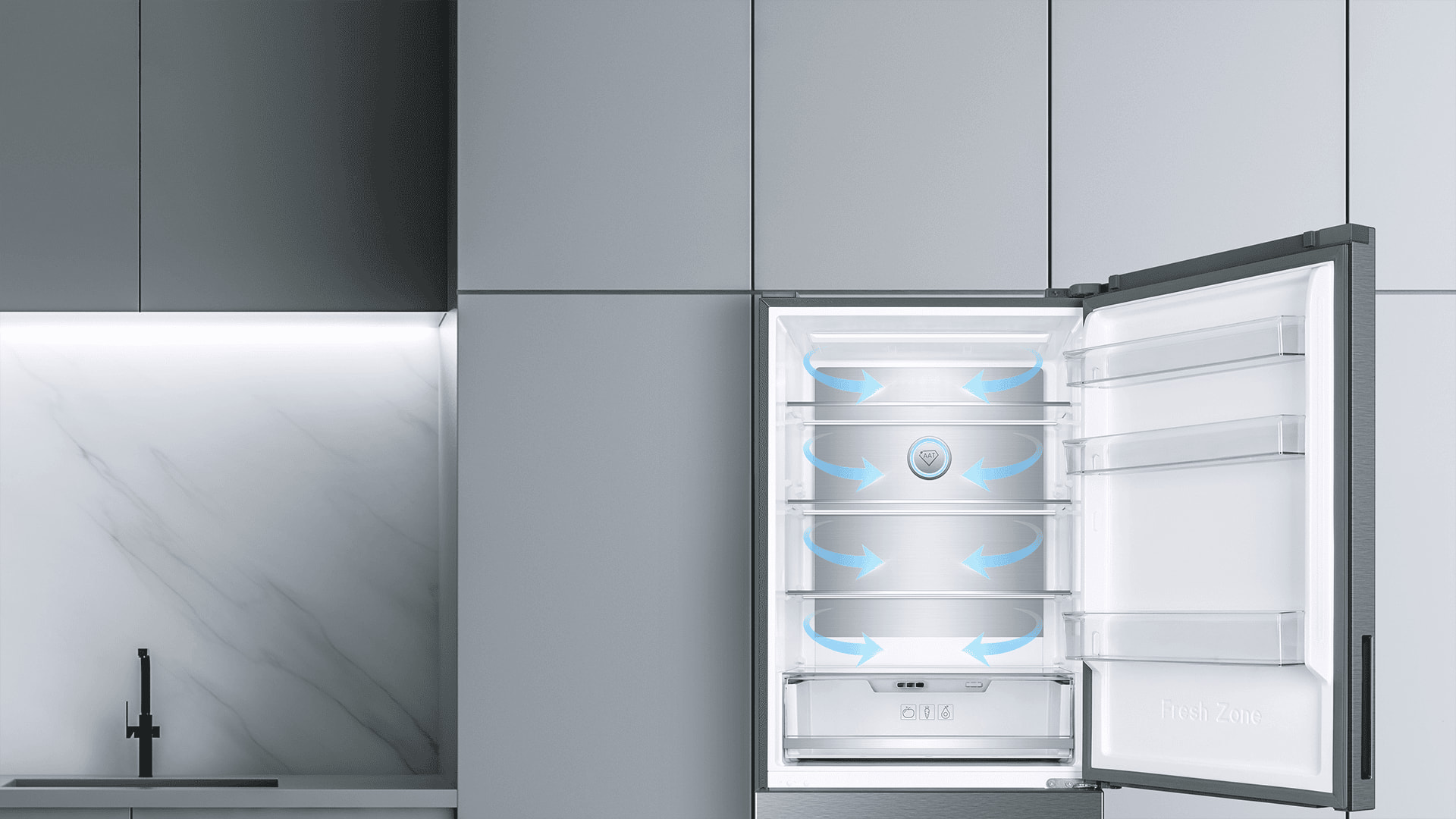 Refrigerator RP417BXE0 TCL Europe