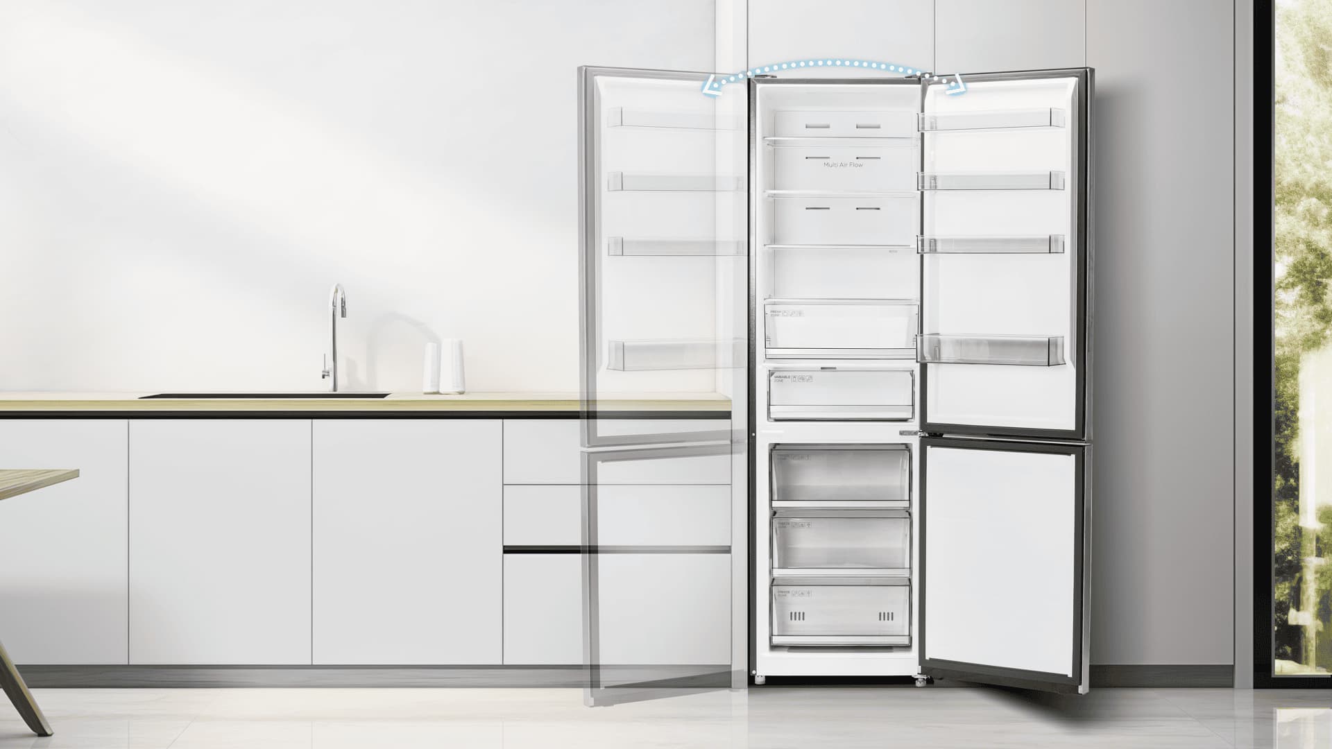 Flexible installation fits all kinds of spaces