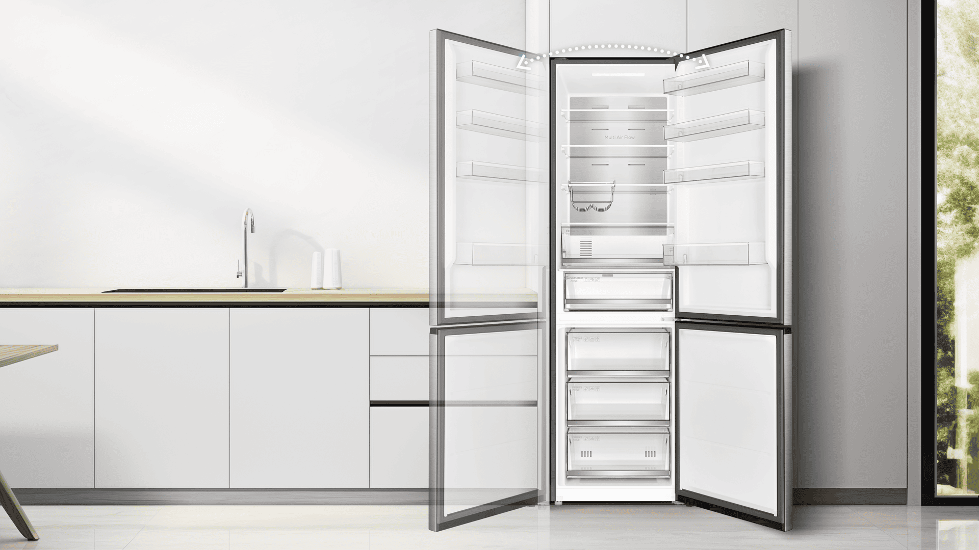 Flexible installation fits all kinds of spaces