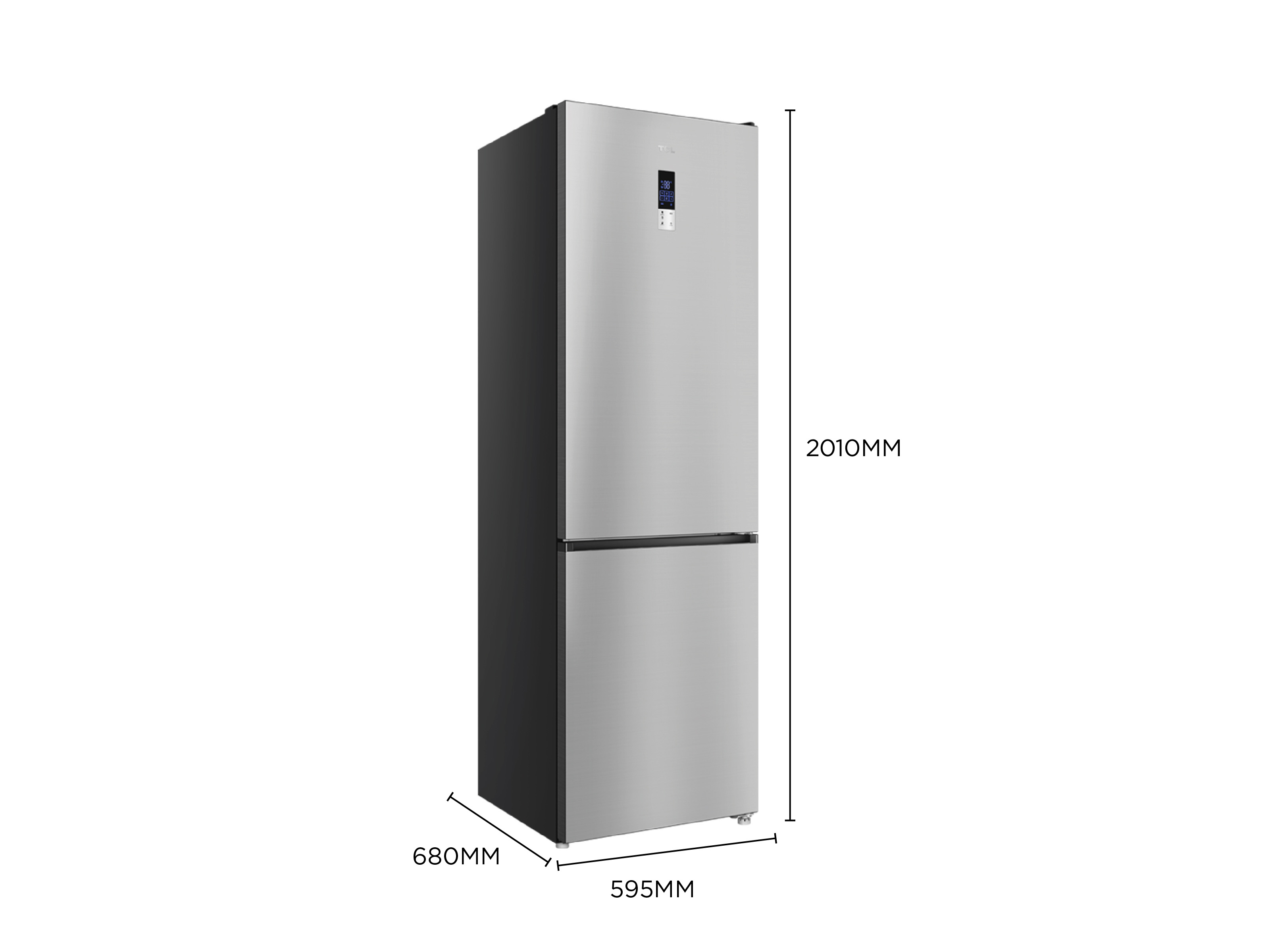 TCL fridge's dimension