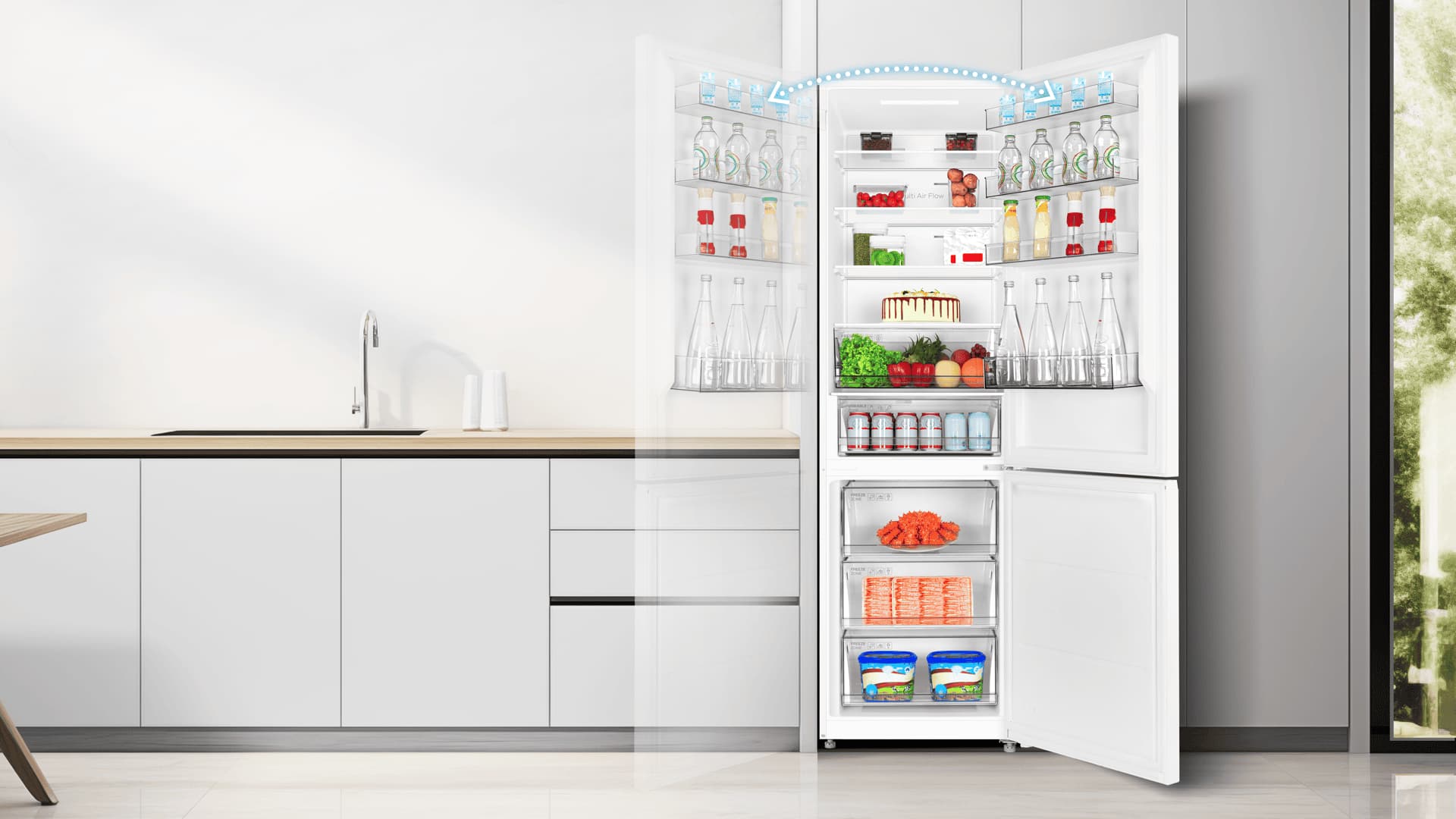 Instalación flexible para adaptarse a todo tipo de espacios