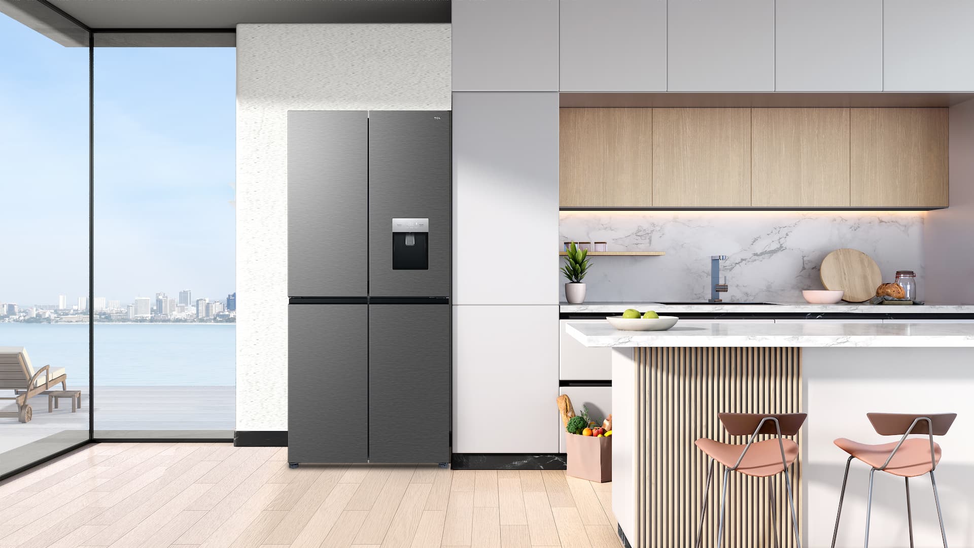 Cross Door Fridge Freezer RP466CXE1 - TCL Europe