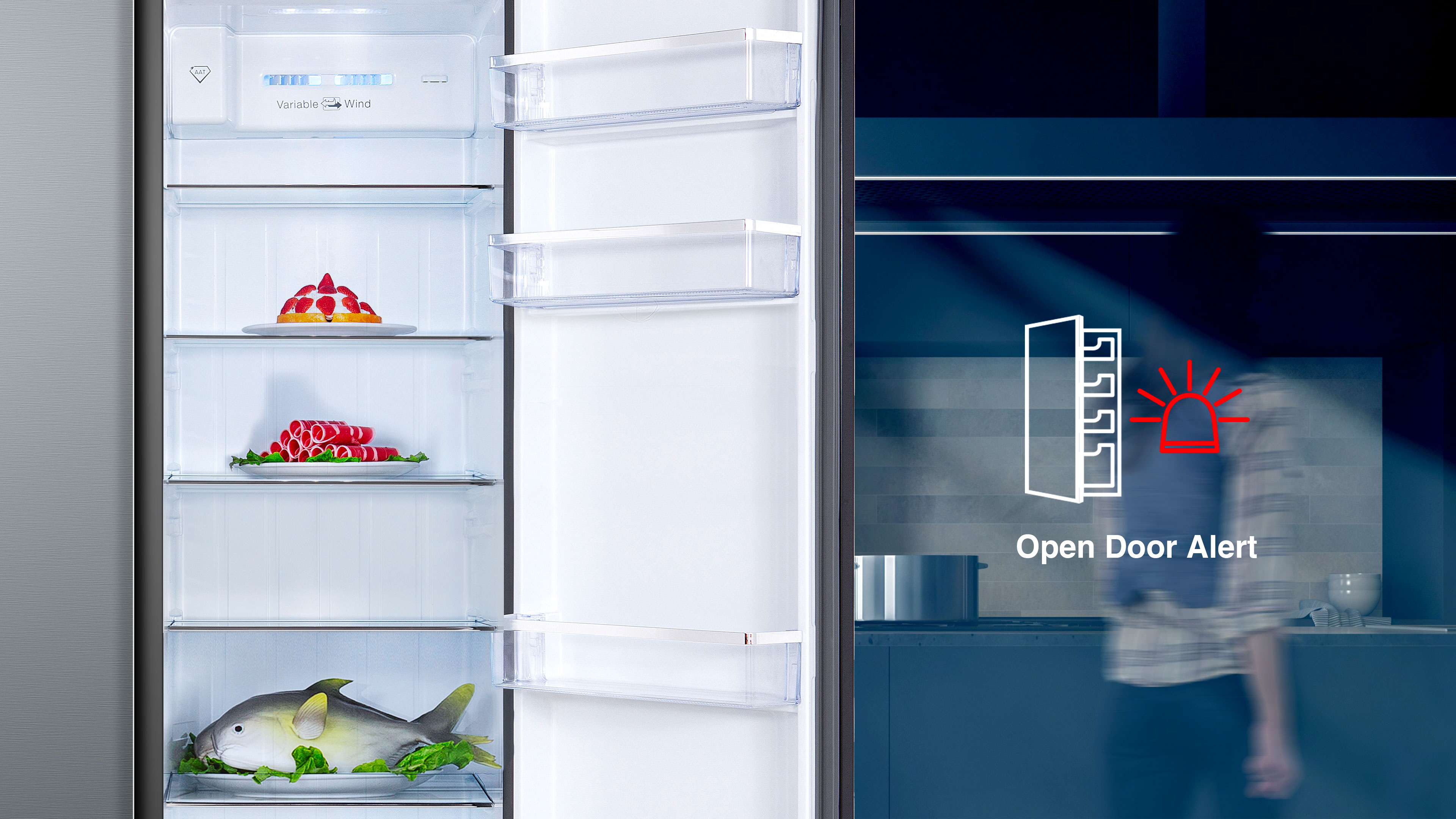 TCL Refrigerators Open Door Alert