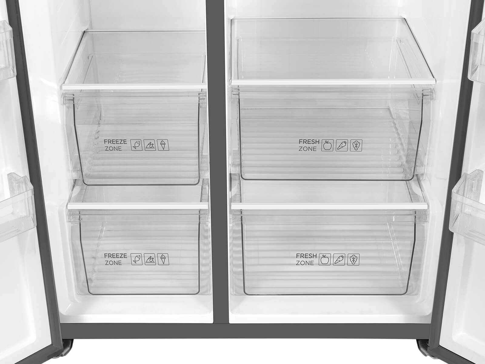 Side by Side Refrigerators RP631SLE1 - TCL Europe