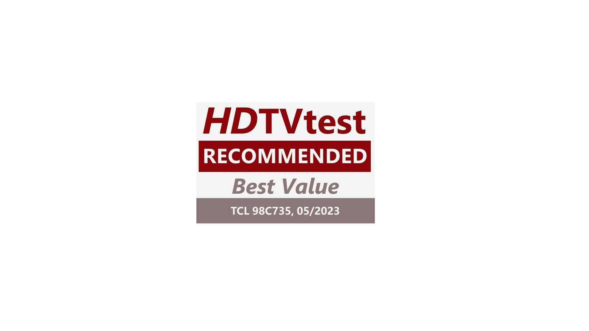 Recommended best value award