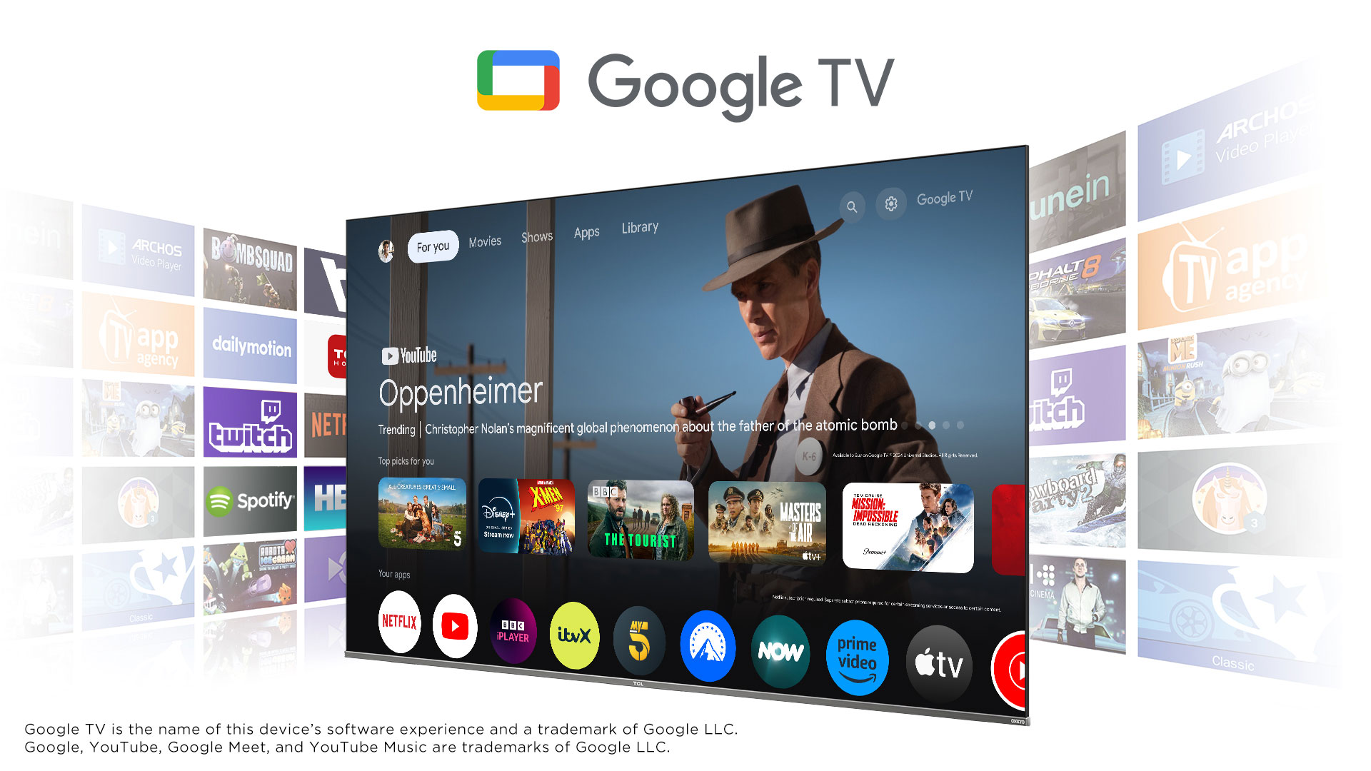 4K QLED TV 85 inch Google TV C645K TCL Ireland