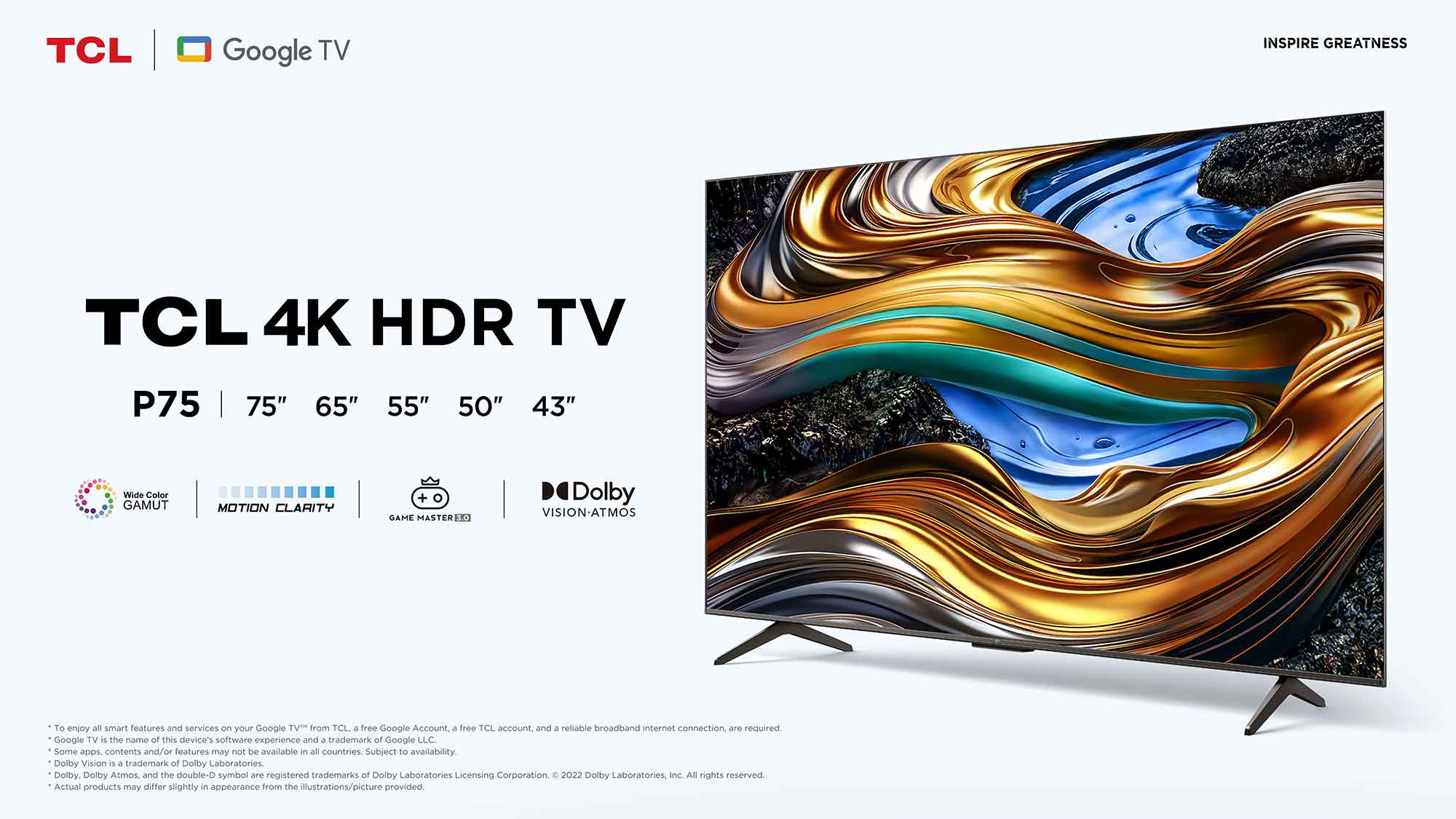TCL 4K HDR TV